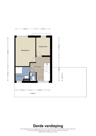 Floorplan - Hoogzwanenstraat 130, 6211 BZ Maastricht